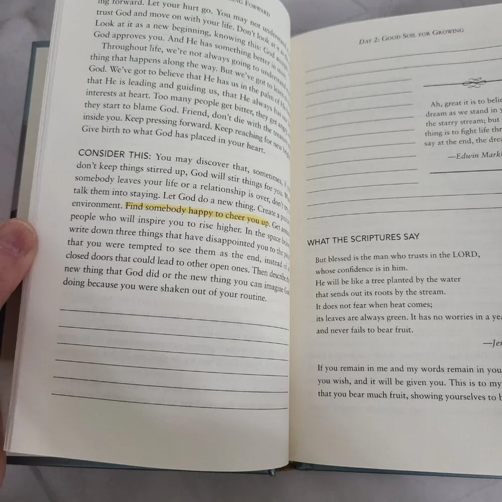 Joel Osteen Book and Journal Set - 2 Hardback Books